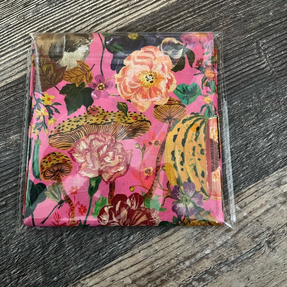 Nathalie Lete! Handkerchief. Pink with bunny print! Japan Import. - Picture 3 of 3
